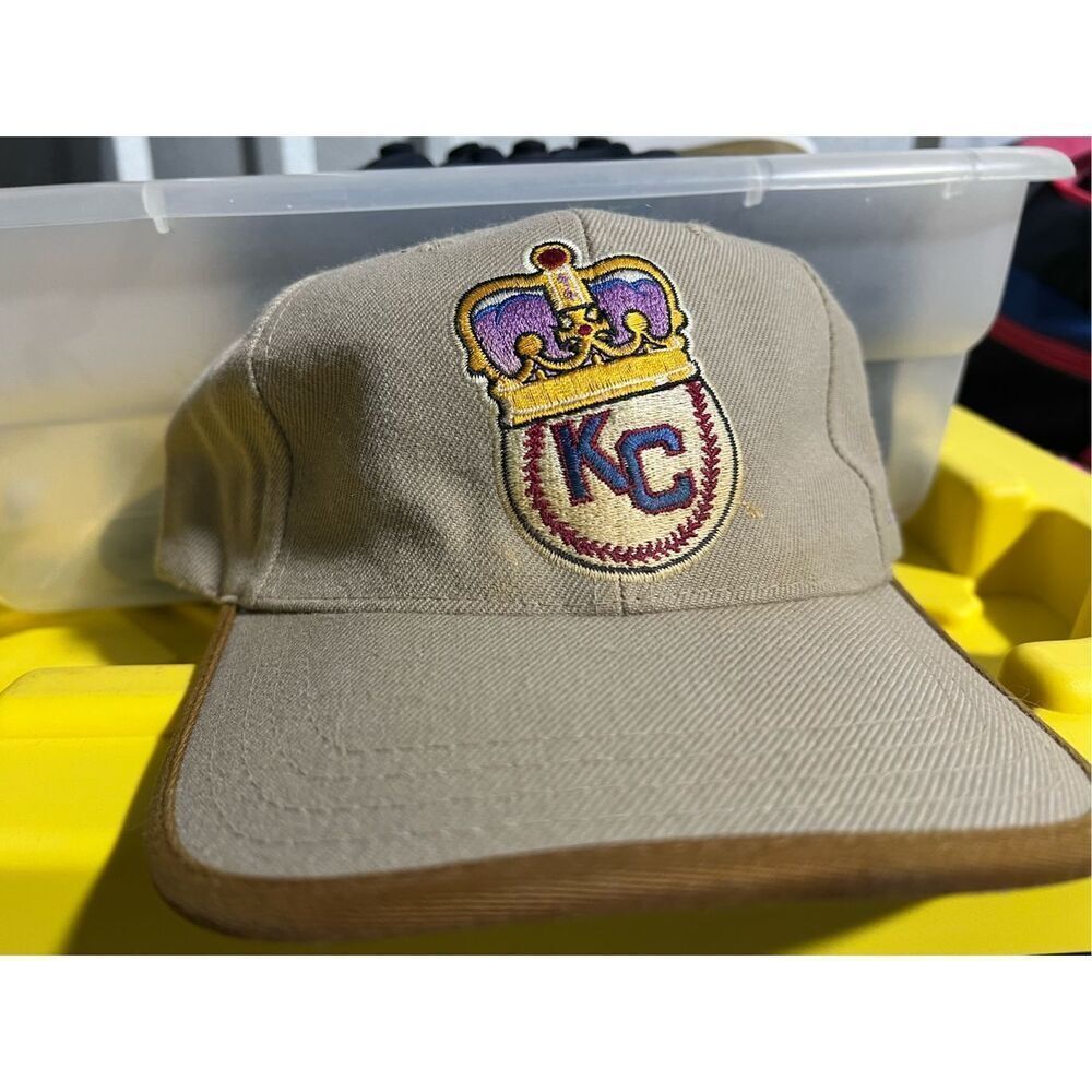 KC Kansas City Monarchs Negro League Baseball Hat Cap Crown Logo